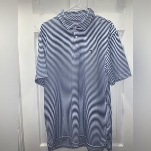 NWOT vineyard vines striped polo Large